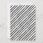 4写真モダンコラージュ白黒婚約 案内状 (裏面)