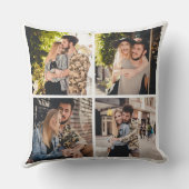 4写真モダンコラージュ装飾用クッション クッション (裏面)