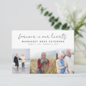 4写真モダン葬儀悔やみや弔慰 サンキューカード (スタンド正面)