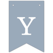 4写真リハーサル夕食埃の青いバンティングフラグ バンティングフラッグ (第3の旗)