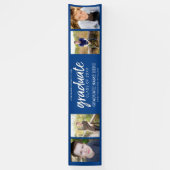 4写真卒業グラッドブルー教室 横断幕 (縦)