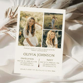 4写真卒業パーティー発表 案内状