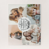 4写真家族コラージュ母の子守ママ日 ジグソーパズル (縦)