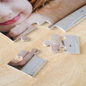 4写真家族コラージュ母の子守ママ日 ジグソーパズル (側面)