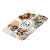 4写真家族コラージュ母の子守ママ日 マグネット (左側)