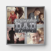4写真 – Happy Father's Day Metalテーマ フォトプラーク (正面)