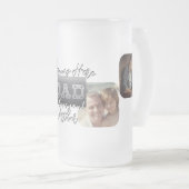 4写真 – Happy Father's Day Metalテーマ フロストグラスビールジョッキ (正面右)