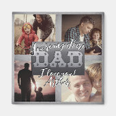 4写真 – Happy Father's Day Metalテーマ マグネット (正面)