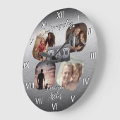 4写真 – Happy Father's Day Metalテーマ ラージ壁時計 (傾斜)