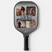 4写真 – Happy Father's Day Metal ピックルボールラケット (正面)