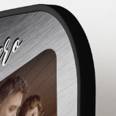 4写真 – Happy Father's Day Metal ピックルボールラケット (左詳細)