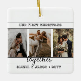 4写真Together フェイク Marble C セラミックオーナメント