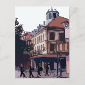 4分の1の真ちゅうフランスのバンド ポストカード (正面)