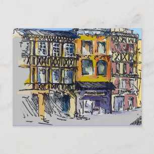 4分フランスのの1旅行はがき ポストカード