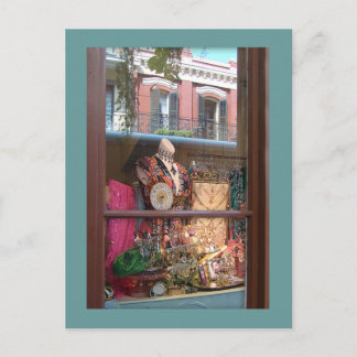 4分フランスのの1窓の反射 ポストカード