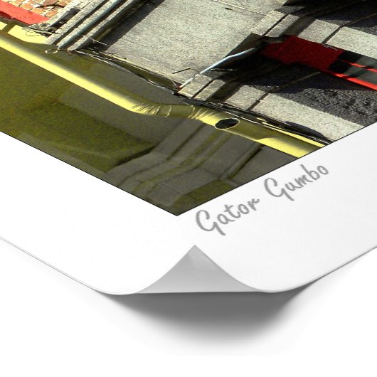 4分フランスの目の写真「グムボファイル」ポスター ポスター (角)