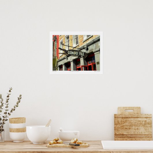 4分フランスの目の写真「グムボファイル」ポスター ポスター (キッチン)