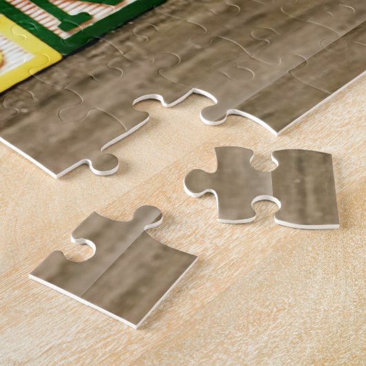 4匹のかわいく小さく生意気なシマリス ジグソーパズル (側面)