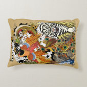 4匹の天動物 アクセントクッション (裏面)