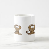 4匹の猿のマグ コーヒーマグカップ (中央)