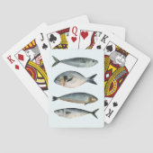 4匹の魚 トランプ (裏面)