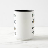 4匹の魚 マグカップ (中央)