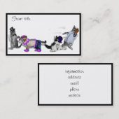 4匹遊 名刺 (正面/裏面)