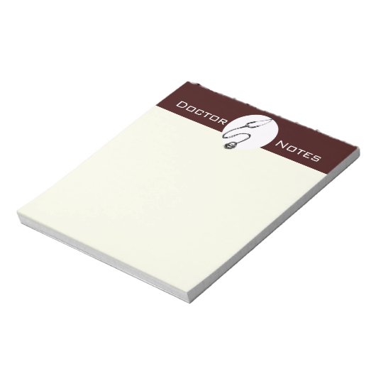 4医師の健康ノート医療の健康気に ノートパッド (回転)