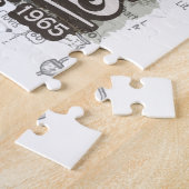 4台のクラシック車ジグソーパズル ジグソーパズル (側面)