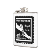 4周年結婚はロマンチックな手を持つ フラスク (左)