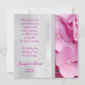 4周年結婚記念日招待状 招待状 (裏面)