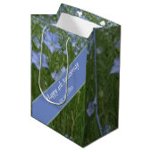 4周年結婚記念日 編集可能 ミディアムペーパーバッグ (正面アングル)