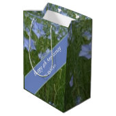 4周年結婚記念日 編集可能 ミディアムペーパーバッグ (裏面アングル)