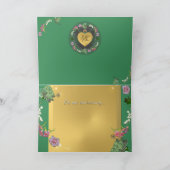 4周年記念結婚フルーツフローラ挨拶 サンキューカード (内部)