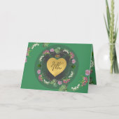 4周年記念結婚フルーツフローラ挨拶 サンキューカード (正面)