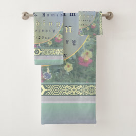 4周年記念結婚フローラタオル バスタオルセット