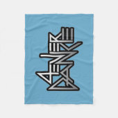 4回のダンス フリースブランケット (正面)