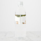 4回の野生の4歳の誕生日 ペットボトルラベル (裏面)