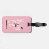 4大王！～への40回目の誕生日パーティーのお祝い ラゲッジタグ (裏面横)