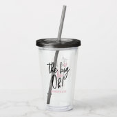 4大王！40回目の誕生日パーティーの贈り物 アクリルタンブラー (裏面)