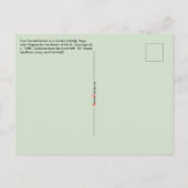 4女聖人の庭(詳細、M 070) ポストカード (裏面)