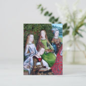 4女聖人の庭(詳細、M 070) ポストカード (スタンド正面)