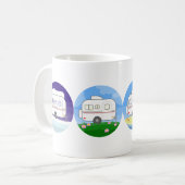 4季節のScamp コーヒーマグカップ (正面左)