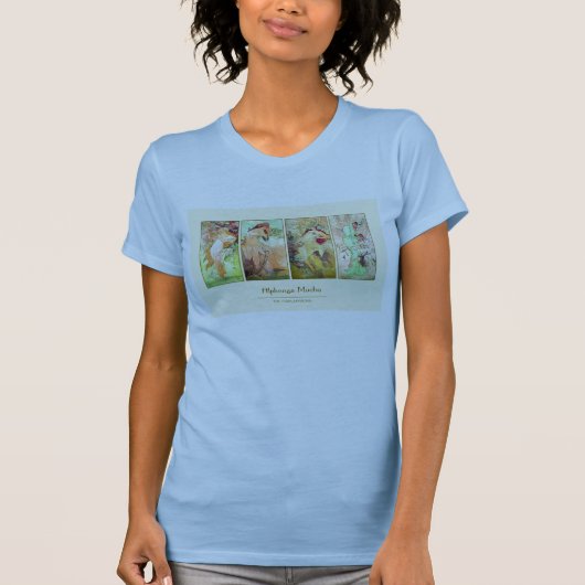 4季節、アルフォンス島のミュシャ Tシャツ (正面)