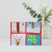 4季節 ポストカード (スタンド正面)