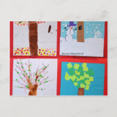 4季節 ポストカード (正面)