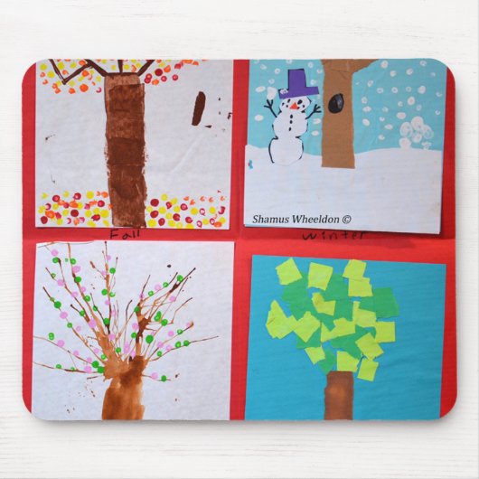 4季節 マウスパッド (正面)