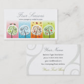 4季節 名刺 (正面/裏面)