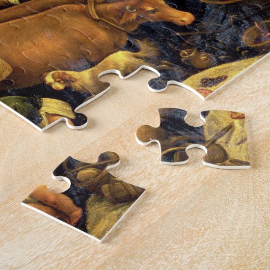 4季節: 秋 ジグソーパズル (側面)