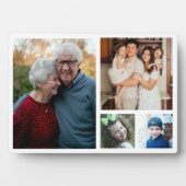 4家族の写真モダンコラージュを作成 フォトプラーク (正面)